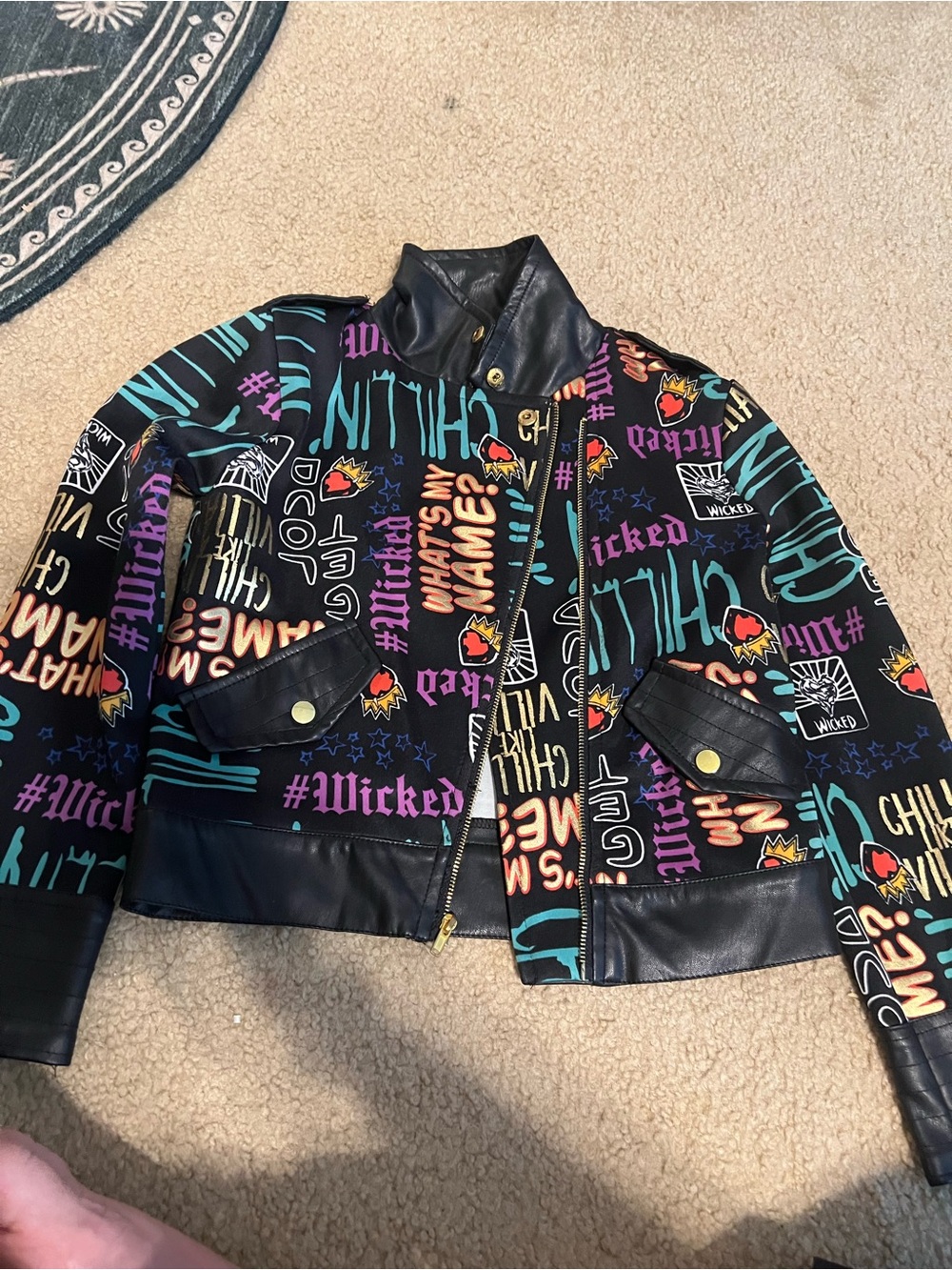 Disney Descendants kids jacket rocker look